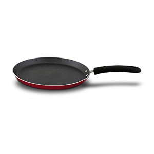 DELICI ATP28ME with White spatter Coating Non-Stick Tawa Pan, 28 cm