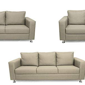 A to Z Furniture - Silentnight Shanghai Six Seater Sofa Set in Beige Color