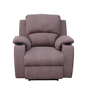 Electrical Power Recliner Sofa Faux Leather Recliner Good Comfort Open & Close Single Recliner Sofa-MAF-5124