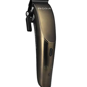 Stylecraft Rogue Professional 9V Microchipped Magnetic Motor Cordless Hair Clipper, 5 Guards, USB Cord, Matte Gunmetal