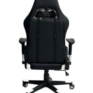 (MAF-8182 GRAY BLACK) - A gaming chair with a racing theme Rolling swivel task chairs, relaxing lumbar support executive reclining office chairs, and hygienic video chair desk chairs for kids