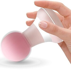 Mini Electric Handheld Massager Wand, Upgrade 2.0in*4.5in-Powerful 6 Speed Vibration Modes,Cordless Handheld and Portable,Suitable for Shoulder,Neck and Back Massage (Pink)