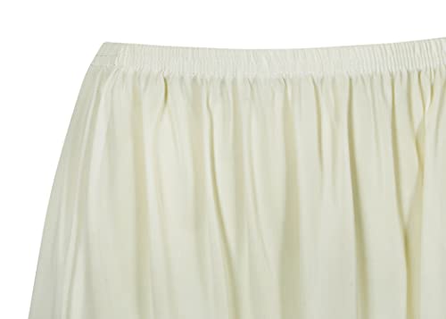 3- Pieces Skirt Soft, Durable and Cold inner Nylon with Elasticized Waistband and Small Lace Women