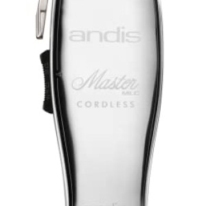 Andis - AS12480 MLC, Cord/Cordless Master Hair & Beard Trimmer - Carbon Steel T-blade Zero Gapped with Lithium-Ion Battery