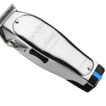Andis - AS12480 MLC, Cord/Cordless Master Hair & Beard Trimmer - Carbon Steel T-blade Zero Gapped with Lithium-Ion Battery 
