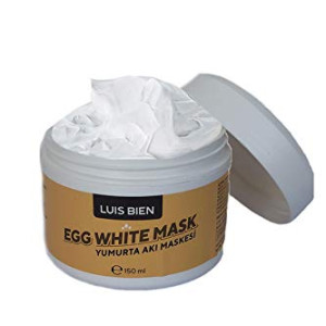 Luis Bien Egg White Mask (150 ml)- Tightens & Shrinks Pores, Purifies Dead Skin Excess Sebum, Reduce Blackheads by Supporting Collagen Production.