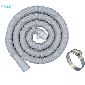 2 Meter Washing Machine Drain Hose with Clamp for Full & Semi Automatic Washing Machine Outlet Drain Hose