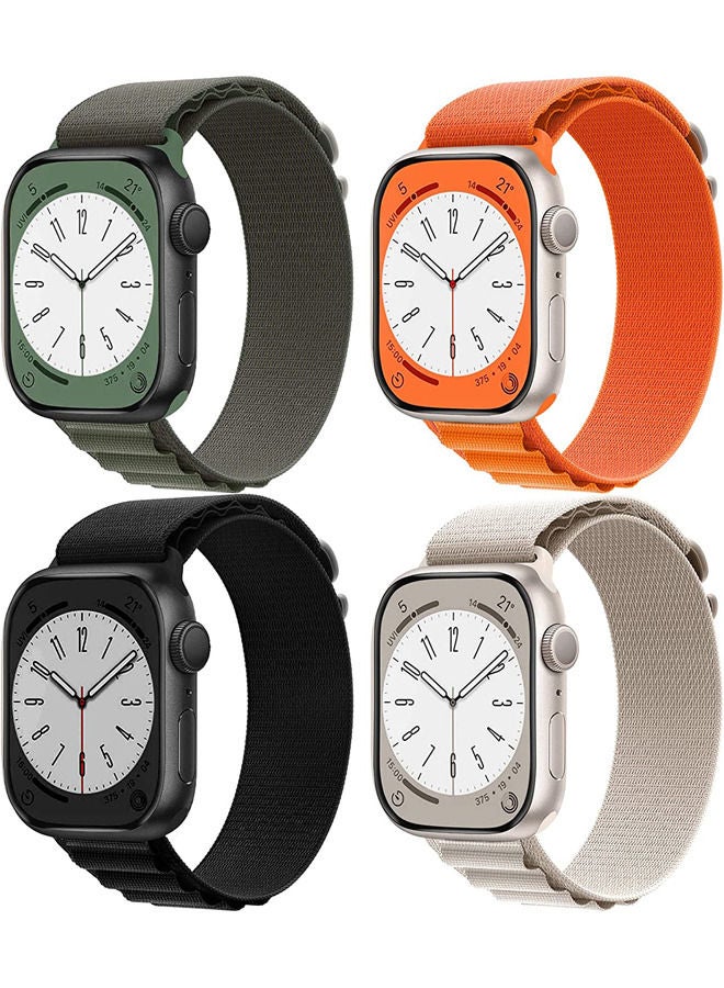 Alpine Loop Nylon Bands Compatible with Apple Watch Band 42mm 44mm 45mm 49mm Women Mens