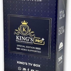 KING'S PRO PLUS SPCIAL EDITION 2023 TV BOX 12K ULTRA HD| 32G ROM+ 512 RAM ANDROID 13.0