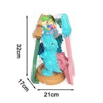 Dinosaur 6 Pcs Colourful Premium Beach Sand Toys for Toddlers, Toddlers Kids Outdoor Indoor Play Gift
