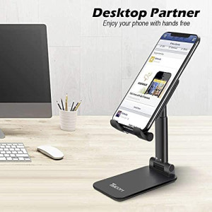 MultiStar, Desktop Cell Phone Stand, Mobile Phone Holder, Foldable Mobile Stand Phone Holder for Tablet iPhone Samsung Nokia Huawei Redmi,