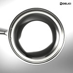 DELICI DTFP26 Tri-Ply Stainless Steel Fry Pan with Premium SS Handle