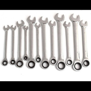 Repair Wrench 12Pcs 6 19mm Ratchet Wrench Set