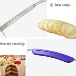 Xacton Cake Slicer | Bread Cutter and Leveler | Pizza Dough Leveler Cake D�cor | Stainless Steel Wires and Handle for Professional Baking Tools | - Random Color