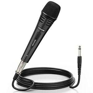 TONOR Dynamic Karaoke Microphone for Singing with 16.4ft XLR Cable