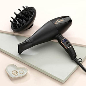 BaByliss Digital Dryer  2200w With An Advanced Digital Motor 3 Heat / 2 Speed Settings With Super Ionic Frizz-control