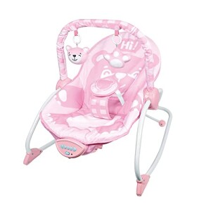 Generic Ibaby Infant to Toddler Rocker with Hanging Toys for 3 Months, Pink