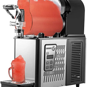 Slushy Machine, 3L Daiquiri Machine Commercial, Single Bowl Frozen Drink Slush Machine, Balck Commercial Slushie Machine