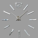 DLORKAN Modern frameless DIY wall clock, 3D wall Clock is perfect for your living room decor. Wall Clock Easy to Install Numbers Wall Clock for Home Office Decorations