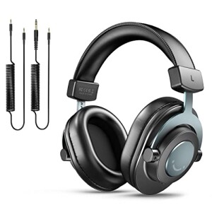 FIFINE Studio Monitor Headphones for Recording-Over Ear Wired Headphones for Podcast Monitoring