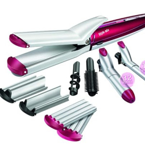 BaByliss Multi Styler 10-In-1 Hair Styler  6 Style Settings For Perfect Hair Style  With Curling/ Straightening