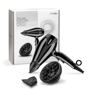 BaByliss Compact Pro 2400 Hair Dryer AC  Italian Made For Quality & Long-lasting Performance