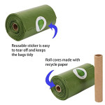  16 Rolls Dog Poop Bags,Pet Dog Supplies 240 Bag With Dispenser for Doggie Cats Puppy Biodegradable Extra Thick Large Leak Proof Environment Friendly Poo Bags