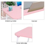 Linyi Foldable Laptop Table Tray (B-Pink)
