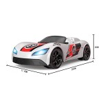 2.4Ghz Sports Remote Controller Car with 360 Rotation, exhaust steam with futuristic cabriolet opens top design, Remote control for kids