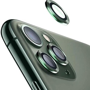 Camera Lens Protector Metal Frame Ultra-Thin High Definition 9H Hardness Anti-Scratch for iPhone 13 PRO MAX (Midnight Green)