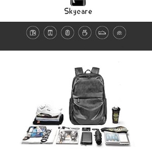 Skycare Travel Laptop Backpack Anti Theft Water ResistantBookbag for Men Women College Students Fits 15.6 Inch Laptop