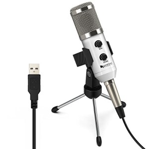 FIFINE K056 USB Stereo Microphone for PC Laptop � White