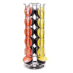 Sliding Type Coffee CApsule Holder Coffee StorAge RAck for 24pcs Dolce Gusto CApsule MAchine Accessory MetAl stAinless steel(1 PAck)