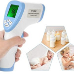 Mumoo Bear Digital Lcd Non-Contact Ir Infrared Thermometer Forehead Body Surface Temperature Measurement Data Hold Function