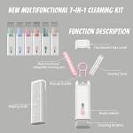 7-in-1 Electronic Cleaner Kit for Airpods - Laptop Cleaner, Keyboard Cleaner Kit, Portable Cleaning Kit with Cleaning Pen Brush Spray