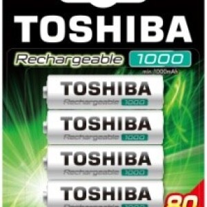 TOSHIBA RECHARGEABLE 1000 MAH AA BP4