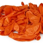 Rosymoment Metallic Balloon Orange 12 Inch  40-Piece Set