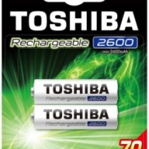 TOSHIBA RECHARGEABLE 2600 MAH AA BP2
