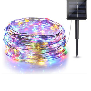 Solar Powered Fairy String Lights 10Mtr 100 LEDs Strip for Christmas EID Ramadan Diwali Wedding Birthday Party