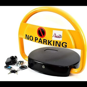 Automatic Remote Control Parking Lock, Private Car Parking Latch, Charged by Power Cable and Solar Panel