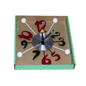Orient Spider Modern Wall Clock For Bedroom Living Room OCTY103 Size 40x40 cm