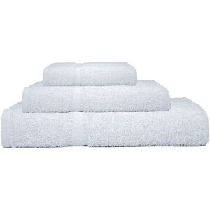 Premium 100% Cotton Towels, For Everyday Use, Ultra Soft, Highly Absorbent, Luxurious 3-Piece Hand, Bath & Face Towel, 360gsm, White