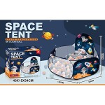 Space Legend- Foldable Kids Space Play Tent Toy with 100 Play Balls
