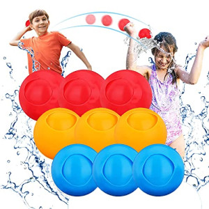 Water Balloons, Reusable Water Balls, Self Sealing Quick Fill Water Balloons, Water Balloons Toys, ummer Splash Water Ball Toy