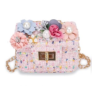 Mini Purse for Toddler Baby Girls Crossbody Cute Princess Handbags Shoulder Bag Wallet Messenger Bag for Toddler Little Girl Gifts