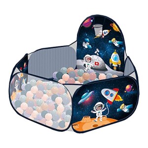 Space Legend- Foldable Kids Space Play Tent Toy with 100 Play Balls