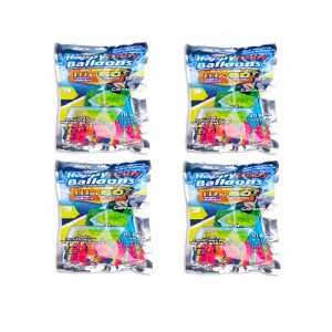 Happy Baby 4 Pack of Self-Sealing Water Balloons (444 Water Balloons) Instant Balloons Easy Quick Fill Balloons with in 60 Second Splash Fun Rapid-Filling