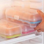 Efsiad Kitchen Refrigerator 10 Grids Egg Storage Box Plastic Food Organizer Anti-Collision Egg Tray Container