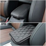SEVEN SPARTA Universal Center Console Cover for Most Vehicle, SUV, Truck, Car, Waterproof Armrest Cover Center Console Pad, Car Armrest Seat Box Cover Protector