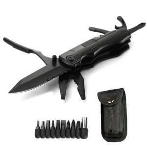 Folding Pocket Multi-tools with Saw, Plier, Screwdriver, Bottle OpenerPerfect Tool for Outdoor, Tactical, Survival,Camping,Emergency tools